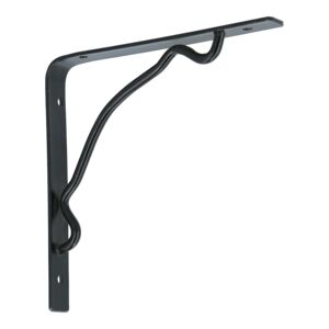 John Sterling Venetian Style Shelf Bracket Black 6inch John Sterling Venetian Style Shelf Bracket Black 6inch